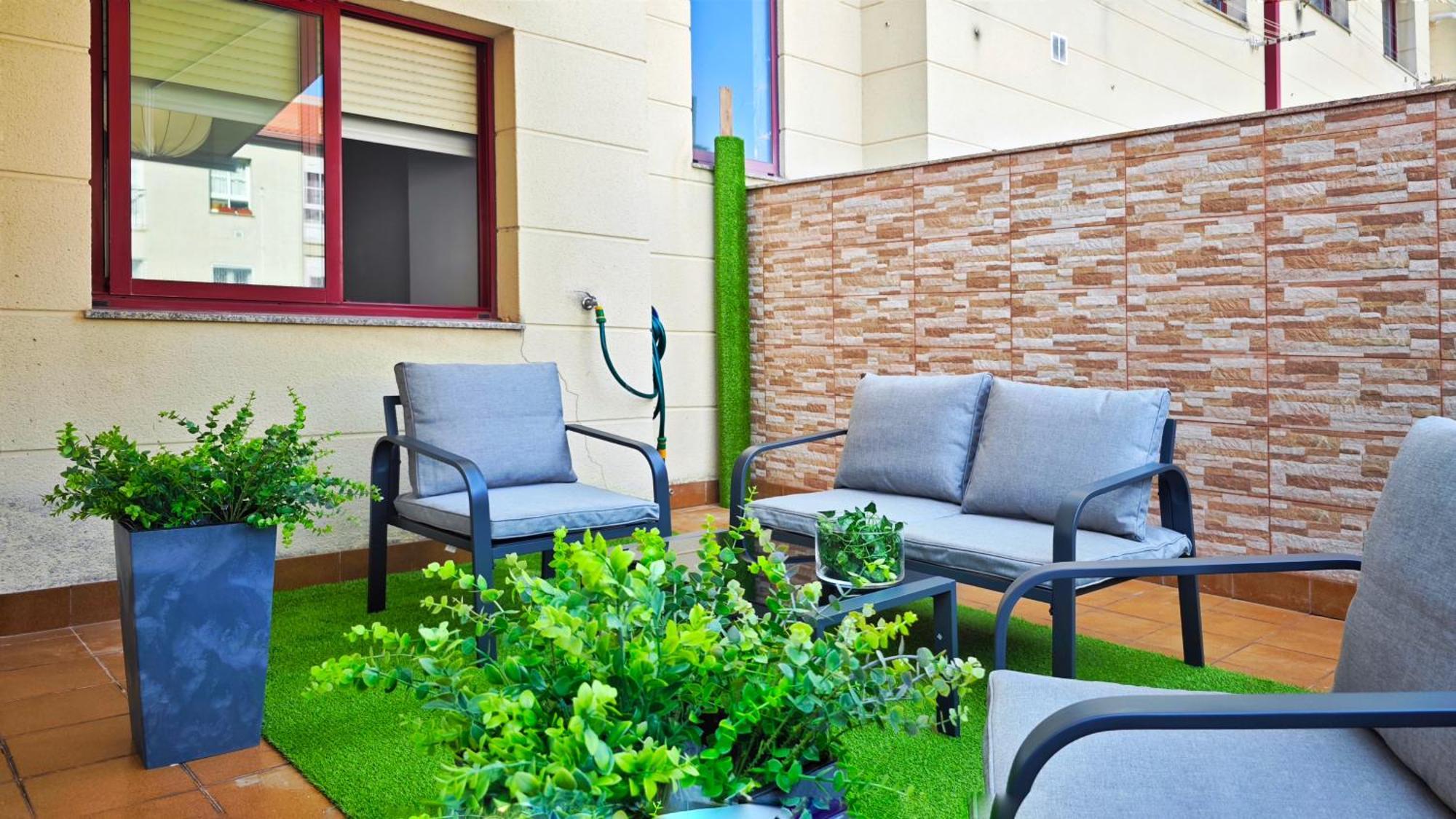 Apartamento Piso Centrico Santiago De Compostela Con Amplia Terraza Exterior foto