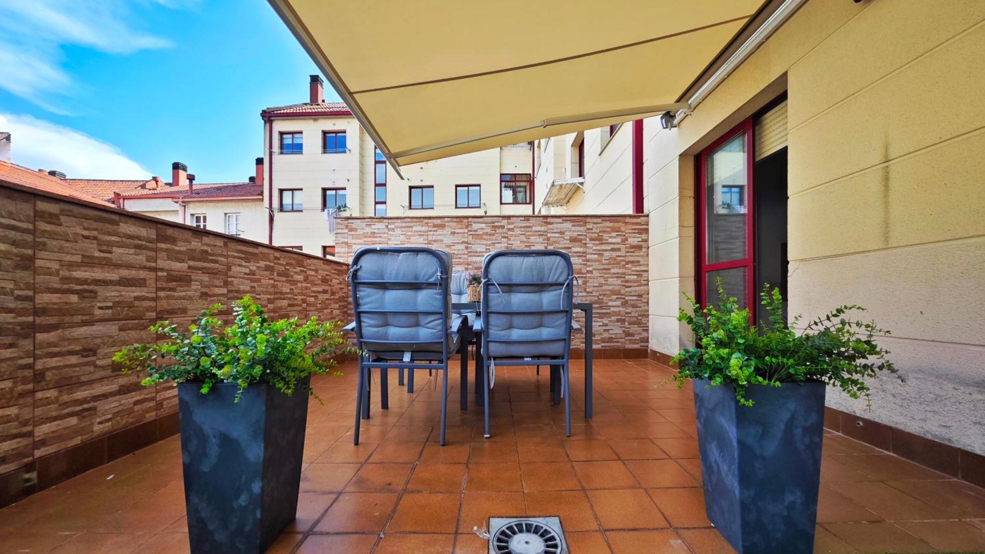 Apartamento Piso Centrico Santiago De Compostela Con Amplia Terraza Exterior foto