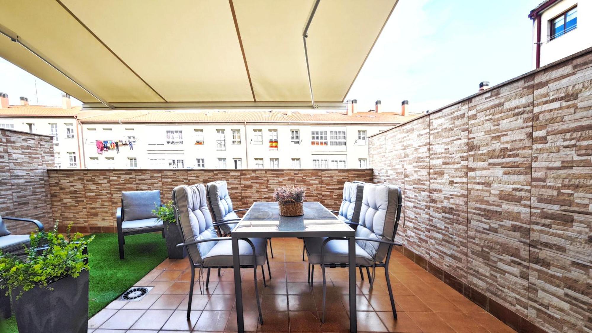 Apartamento Piso Centrico Santiago De Compostela Con Amplia Terraza Exterior foto
